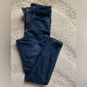 Athleta High Rise Skinny Jean Dark Wash Size 6